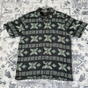 Quicksilver Waterman Haunanuma Bay Woven Shirt Size Large L